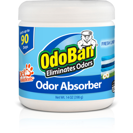 ODOBAN Solid Odor Absorber, 14 Oz, Fresh Linen Scent 9735C61-14Z12